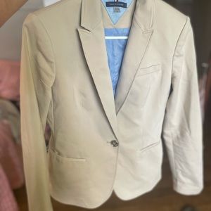 Tommy Hilfiger beige dress blazer